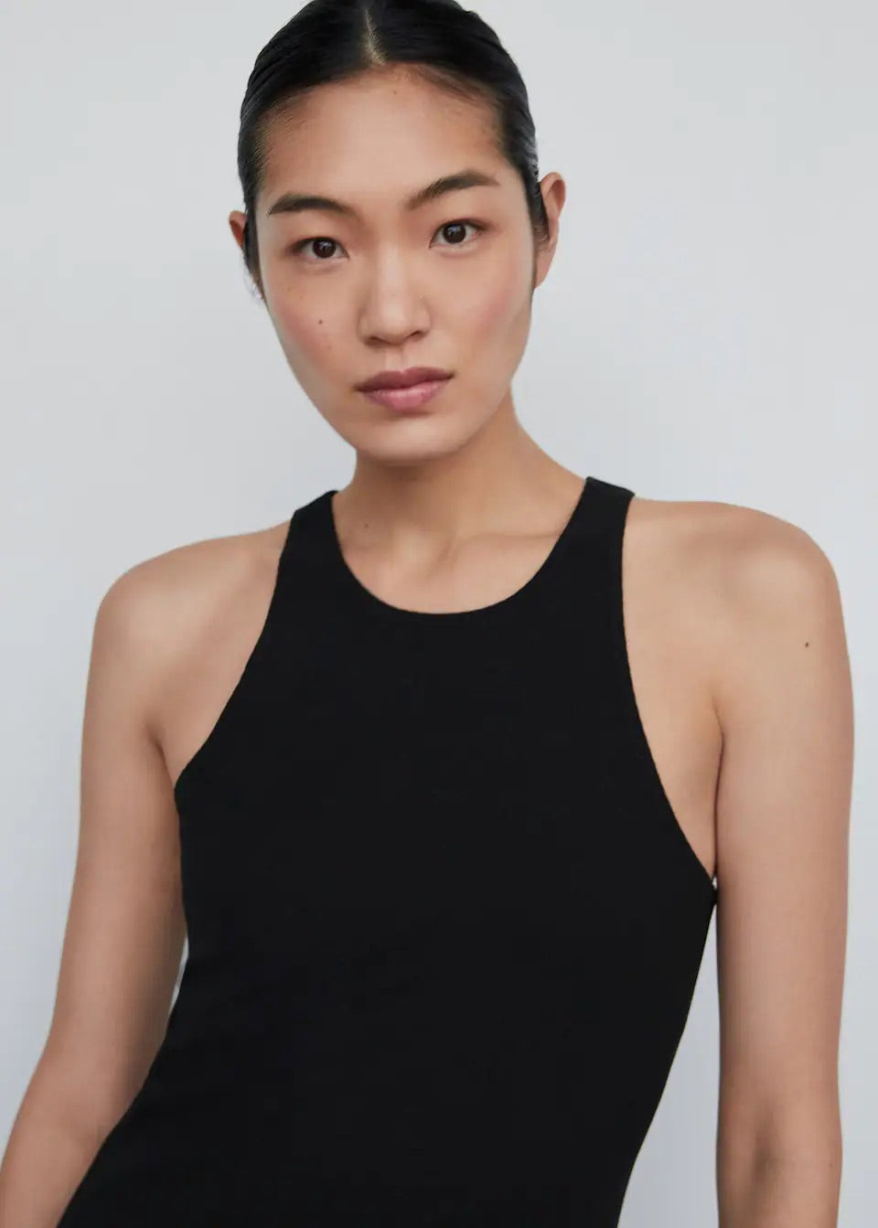 Midi-dress with slit