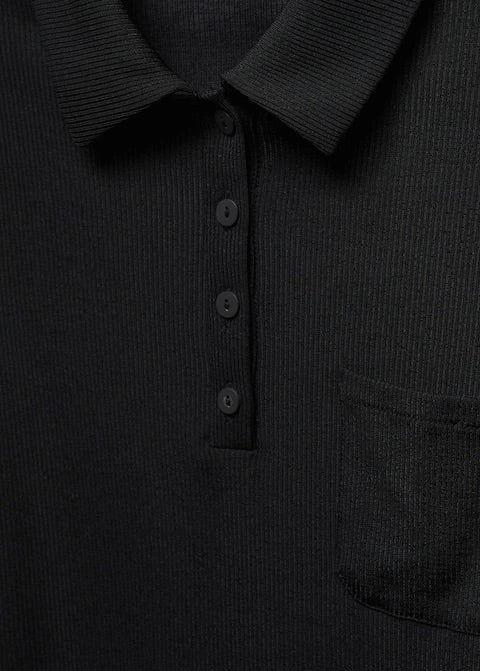 Patch pocket polo shirt