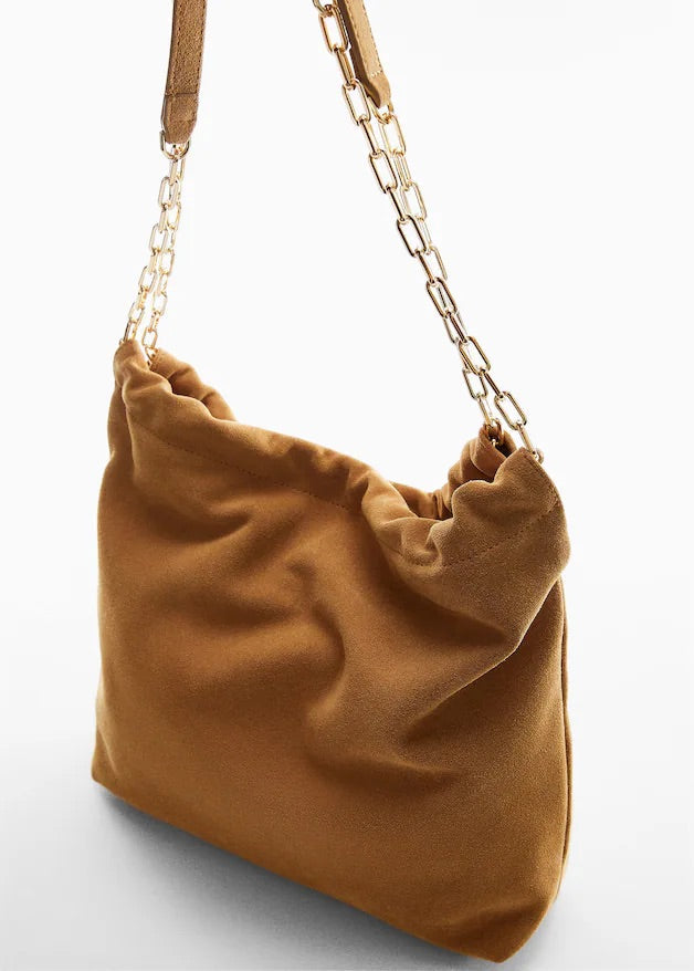 Chain leather bag