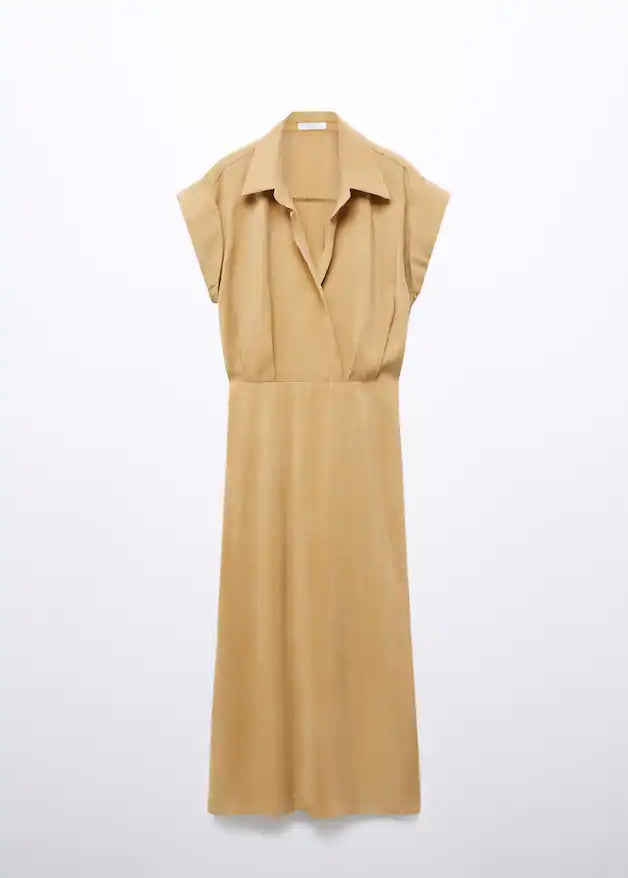 Modal shirt dress