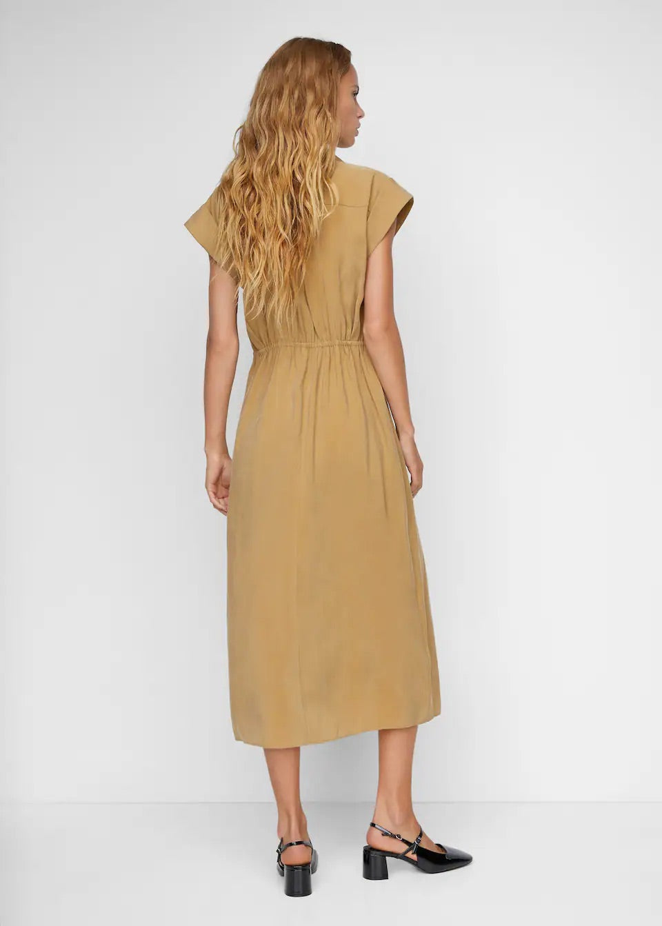 Modal shirt dress