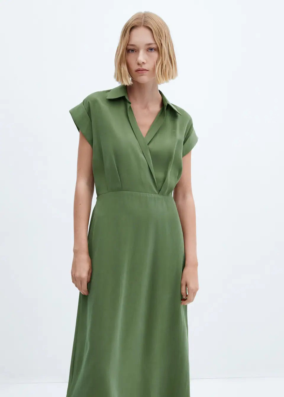 Modal shirt dress