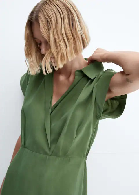 Modal shirt dress