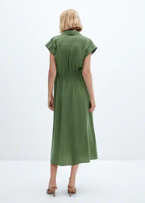 Modal shirt dress