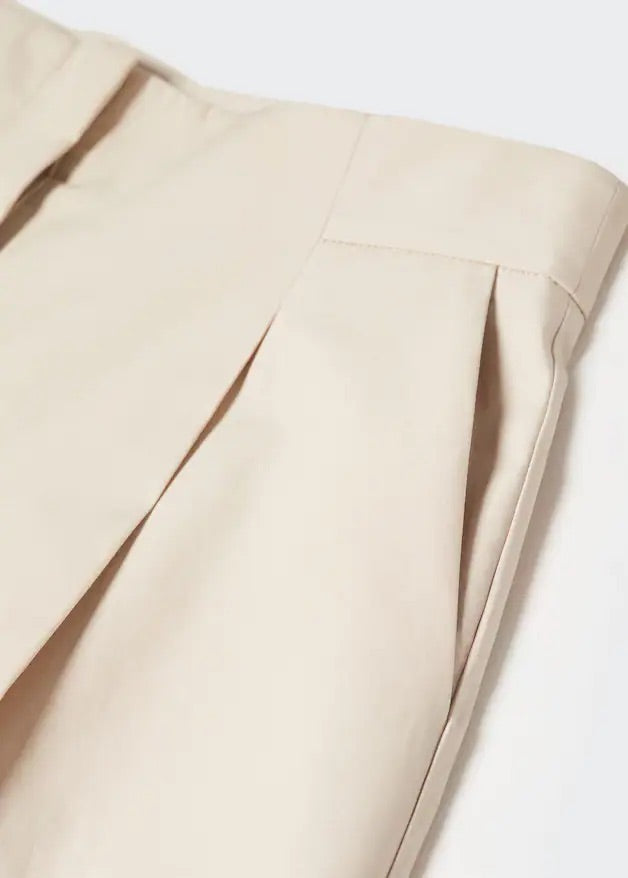 Cotton culotte trousers