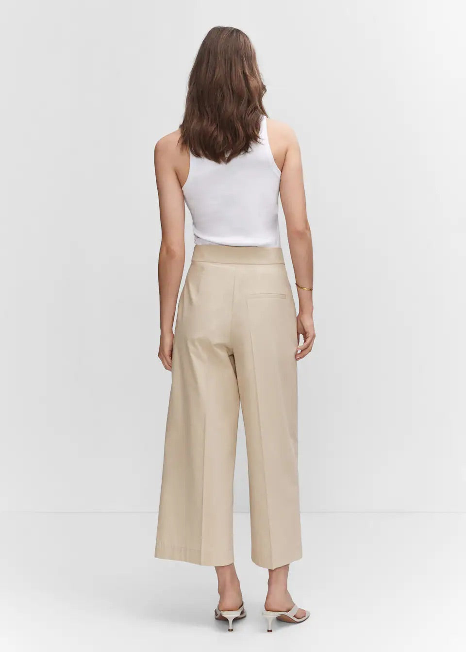 Cotton culotte trousers