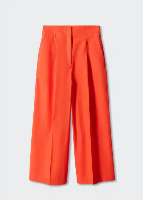 Cotton culotte trousers