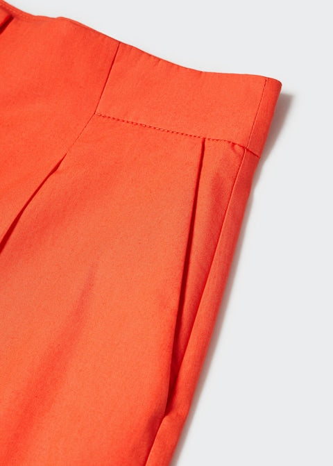 Cotton culotte trousers