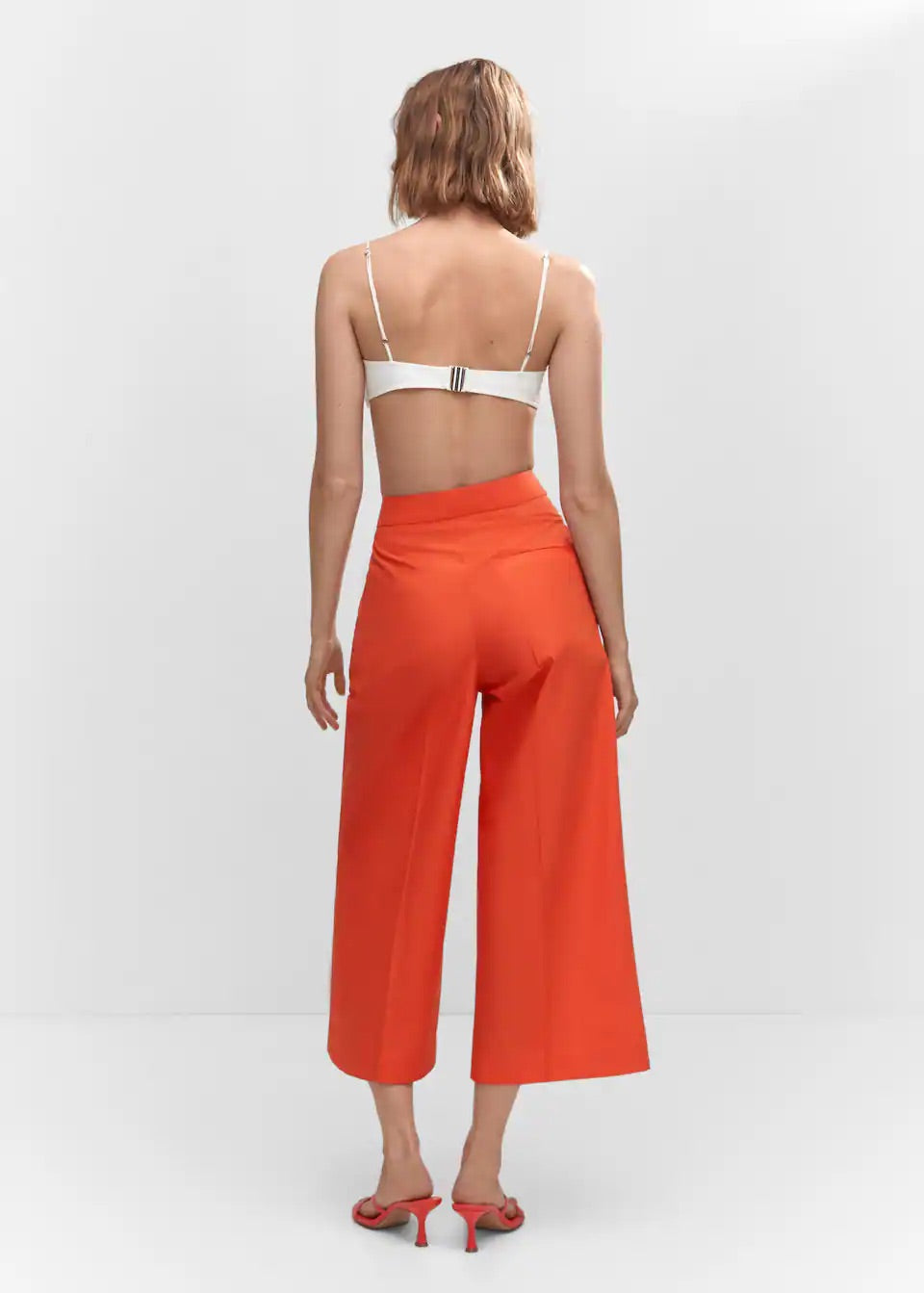 Cotton culotte trousers