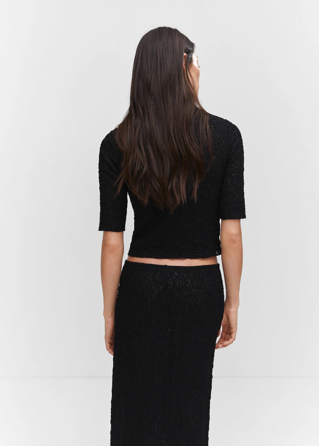 Textured T-shirt