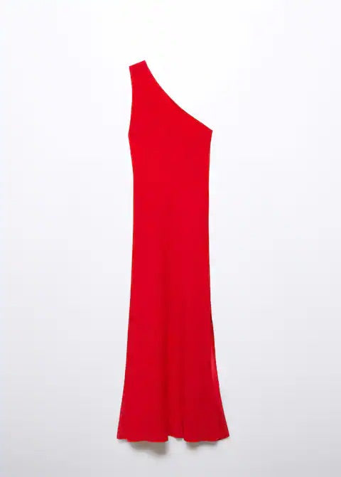 Asymmetric bow dress