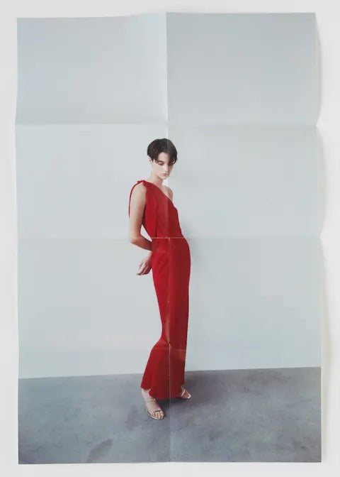 Asymmetric bow dress