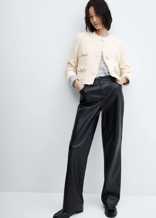 Pocket tweed jacket