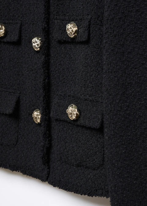 Pocket tweed jacket