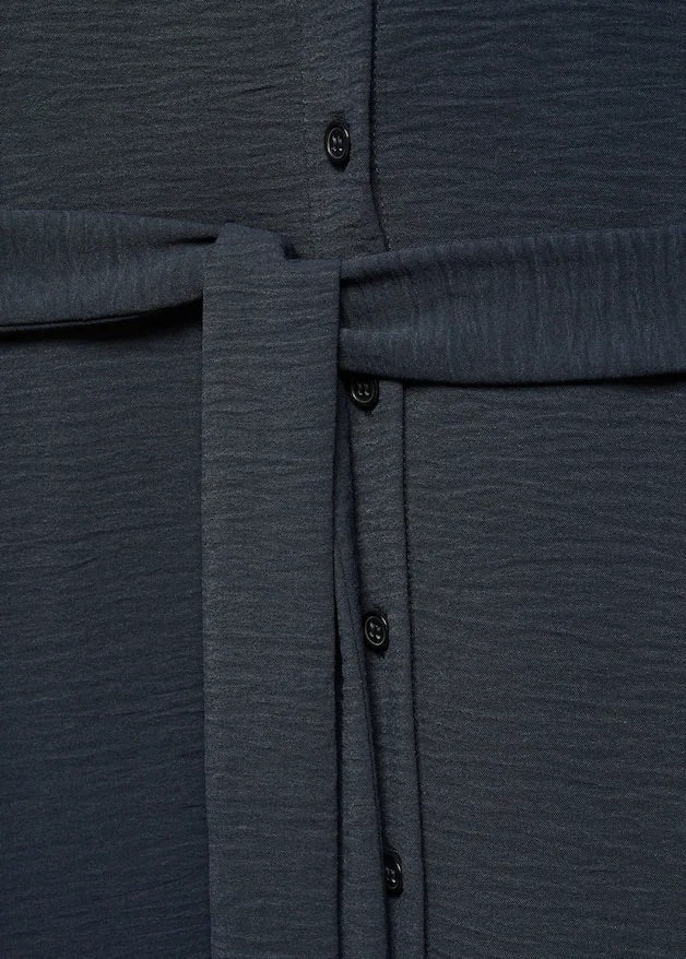 Bow shirt dress