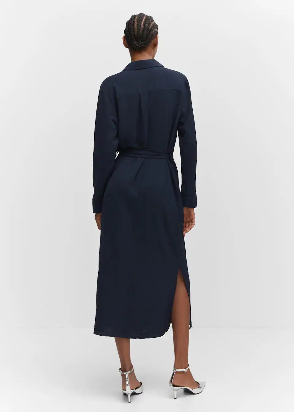 Bow shirt dress
