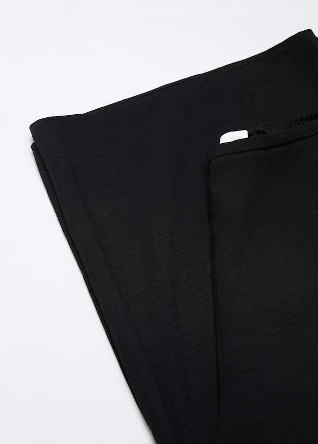 High-rise wideleg trousers