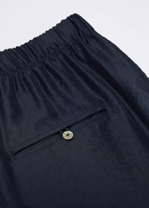 Satin lyocell pants
