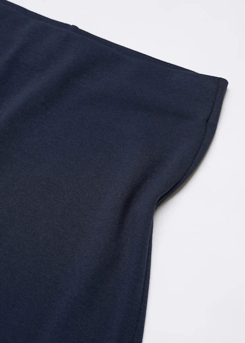 Knitted cotton skirt