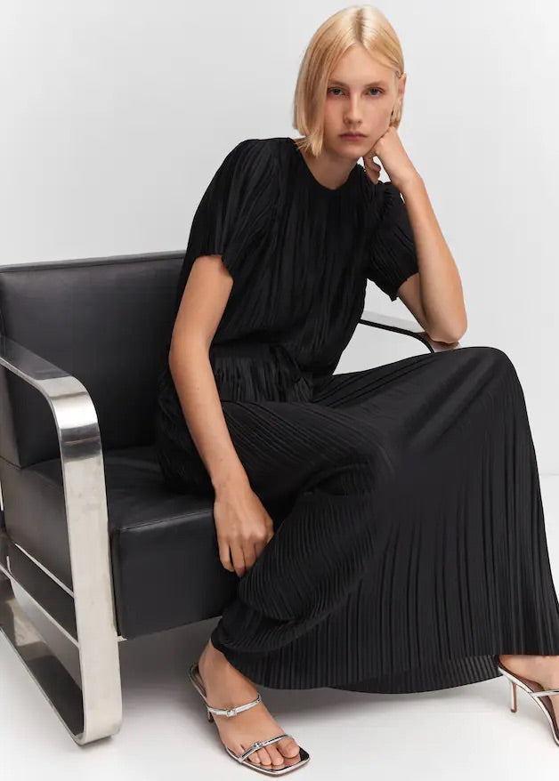 Oversize pleated t-shirt