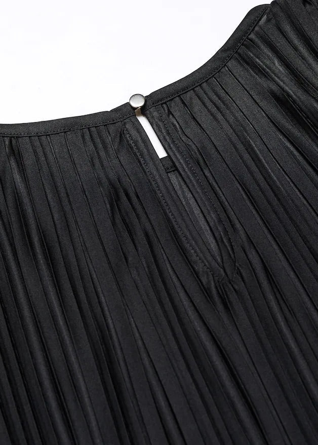 Oversize pleated t-shirt