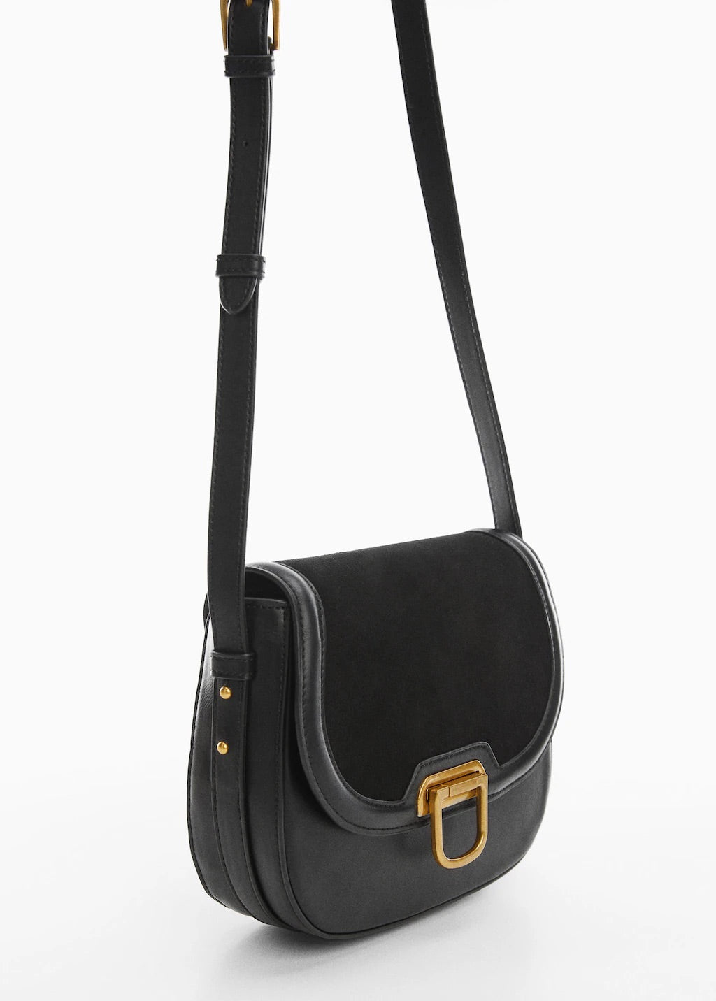 Adjustable shoulder strap buckle bag