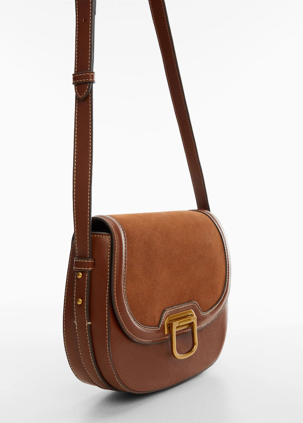 Adjustable shoulder strap buckle bag