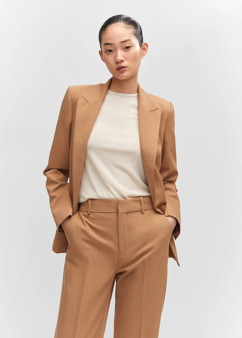 Straight suit trousers