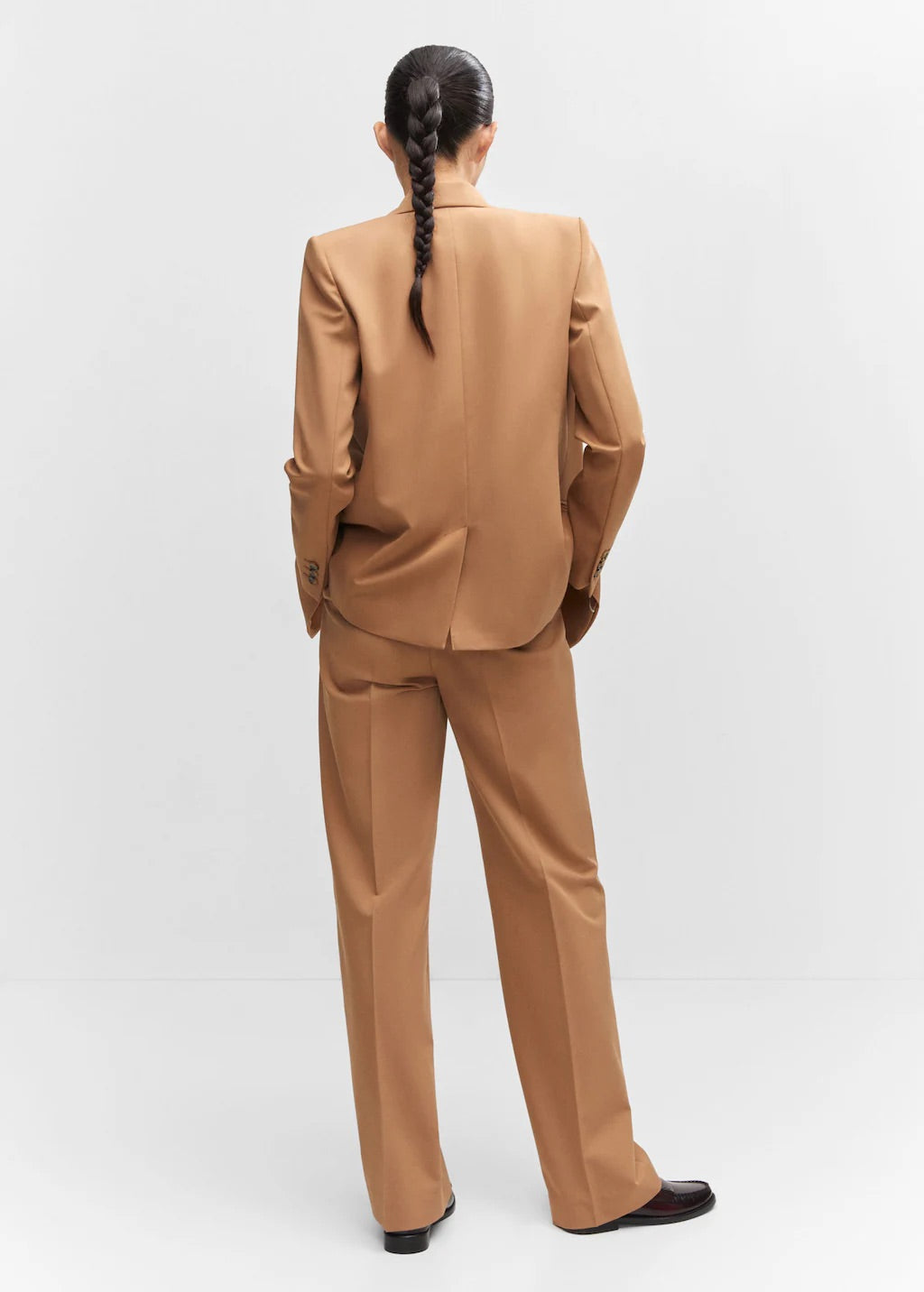 Straight suit trousers