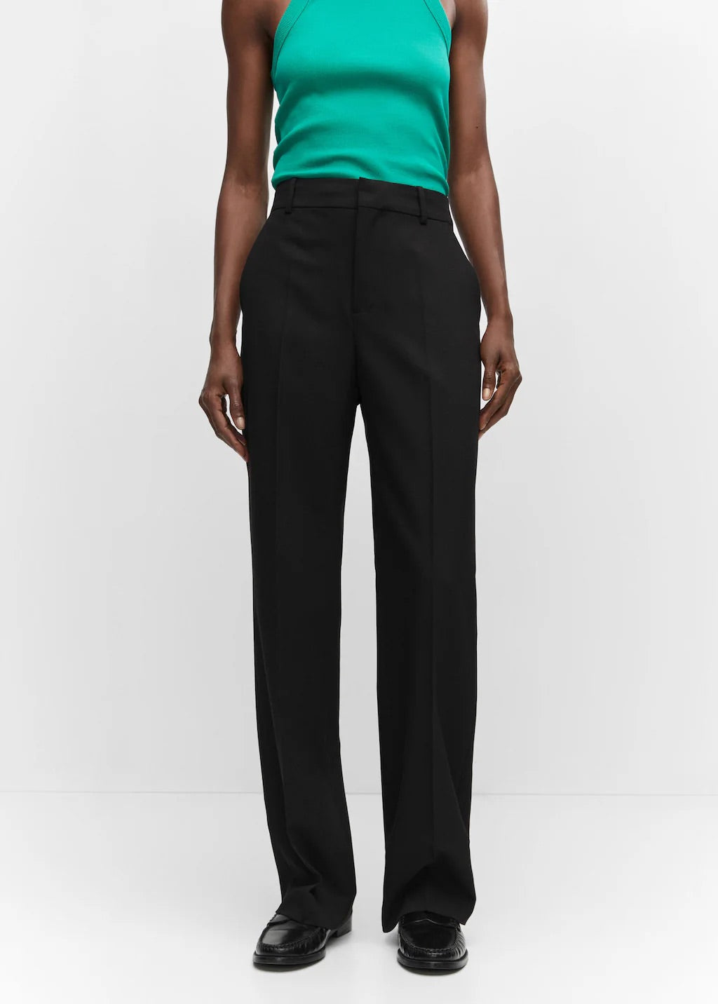 Straight suit trousers