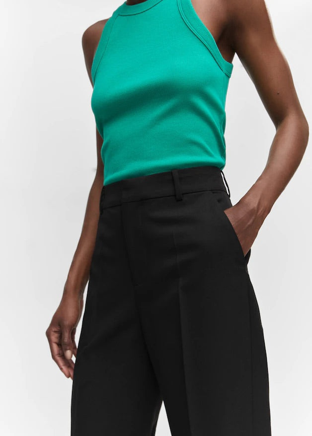 Straight suit trousers