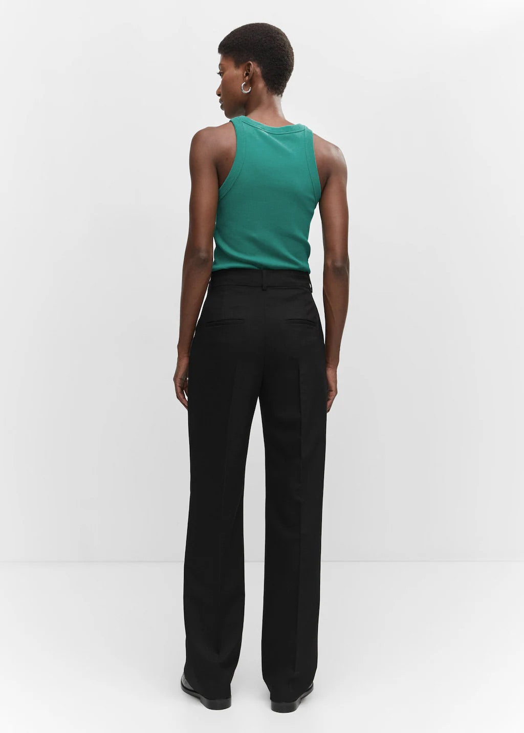 Straight suit trousers