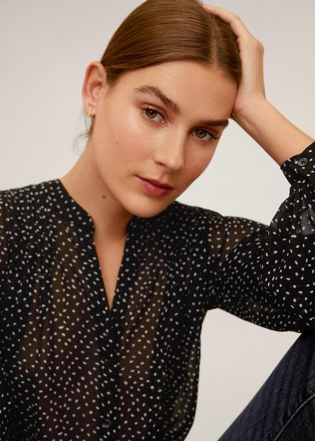 Flowy printed blouse