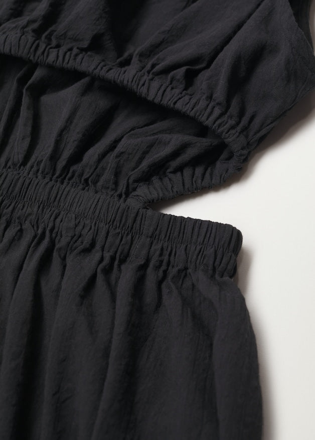 Vent cotton dress