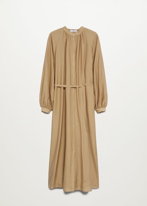 Lyocell shirt dress