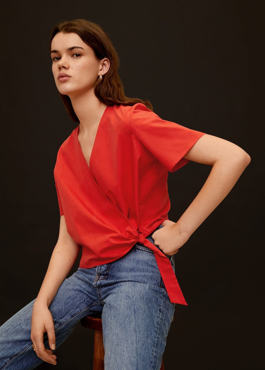 Cotton cross shirt