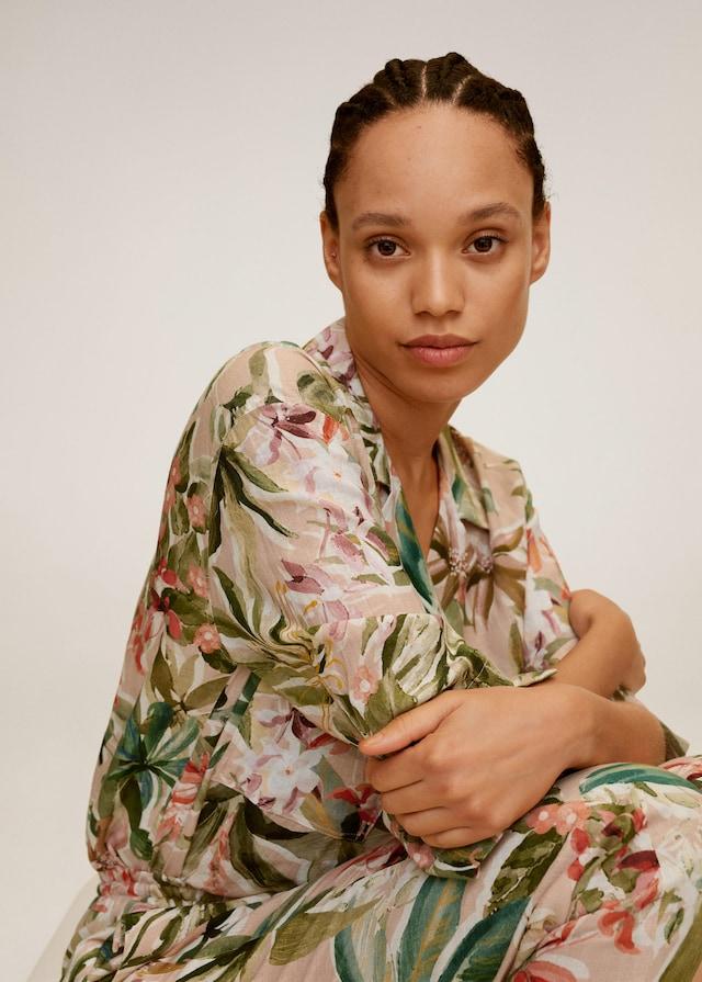 Tropical print shirt