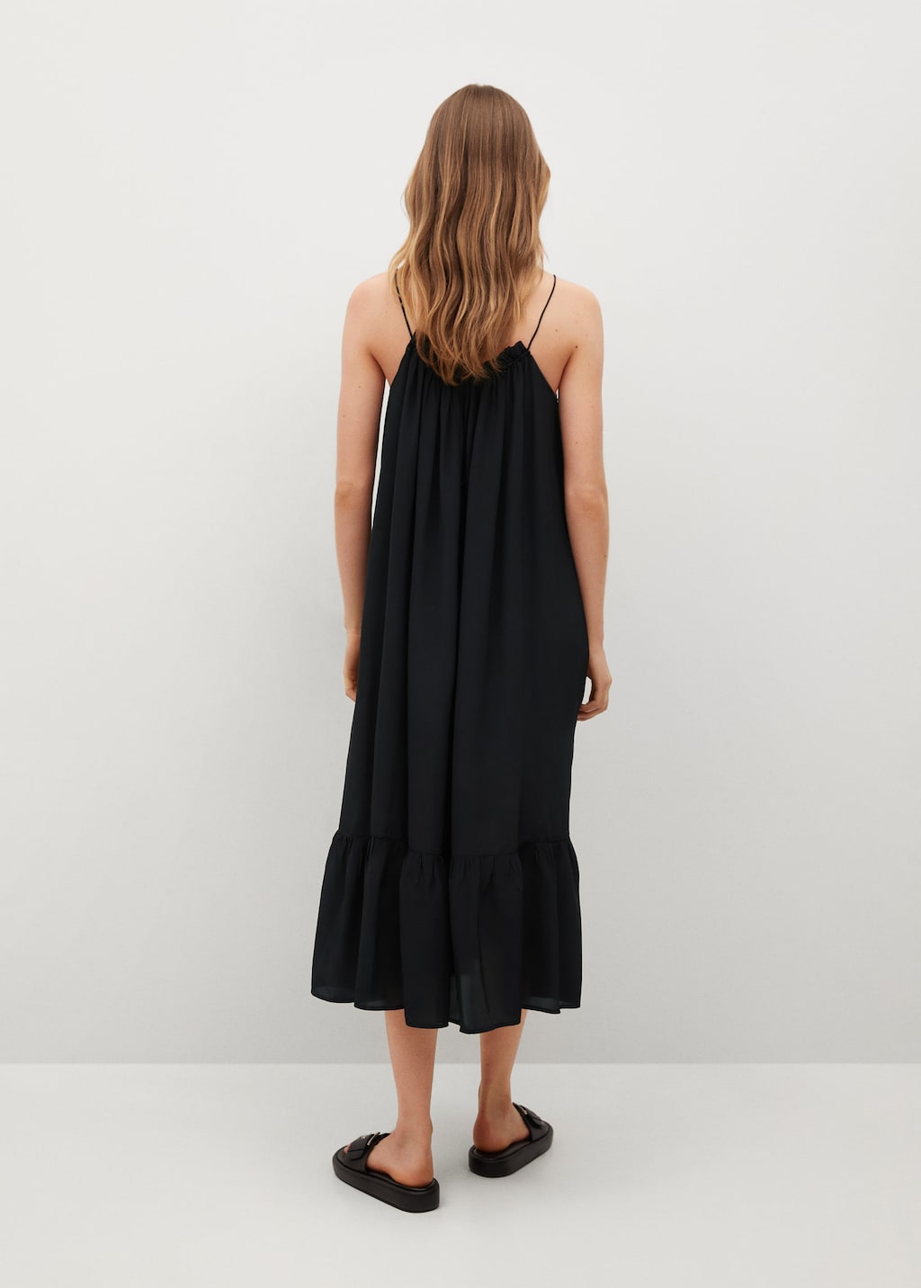 Metallic appliqué dress