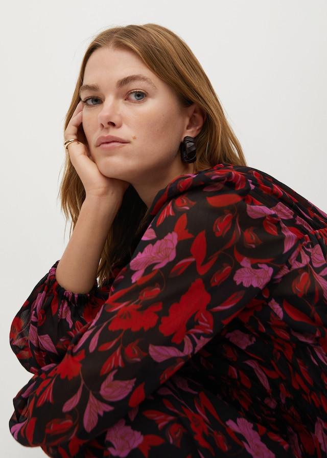 Floral print dress