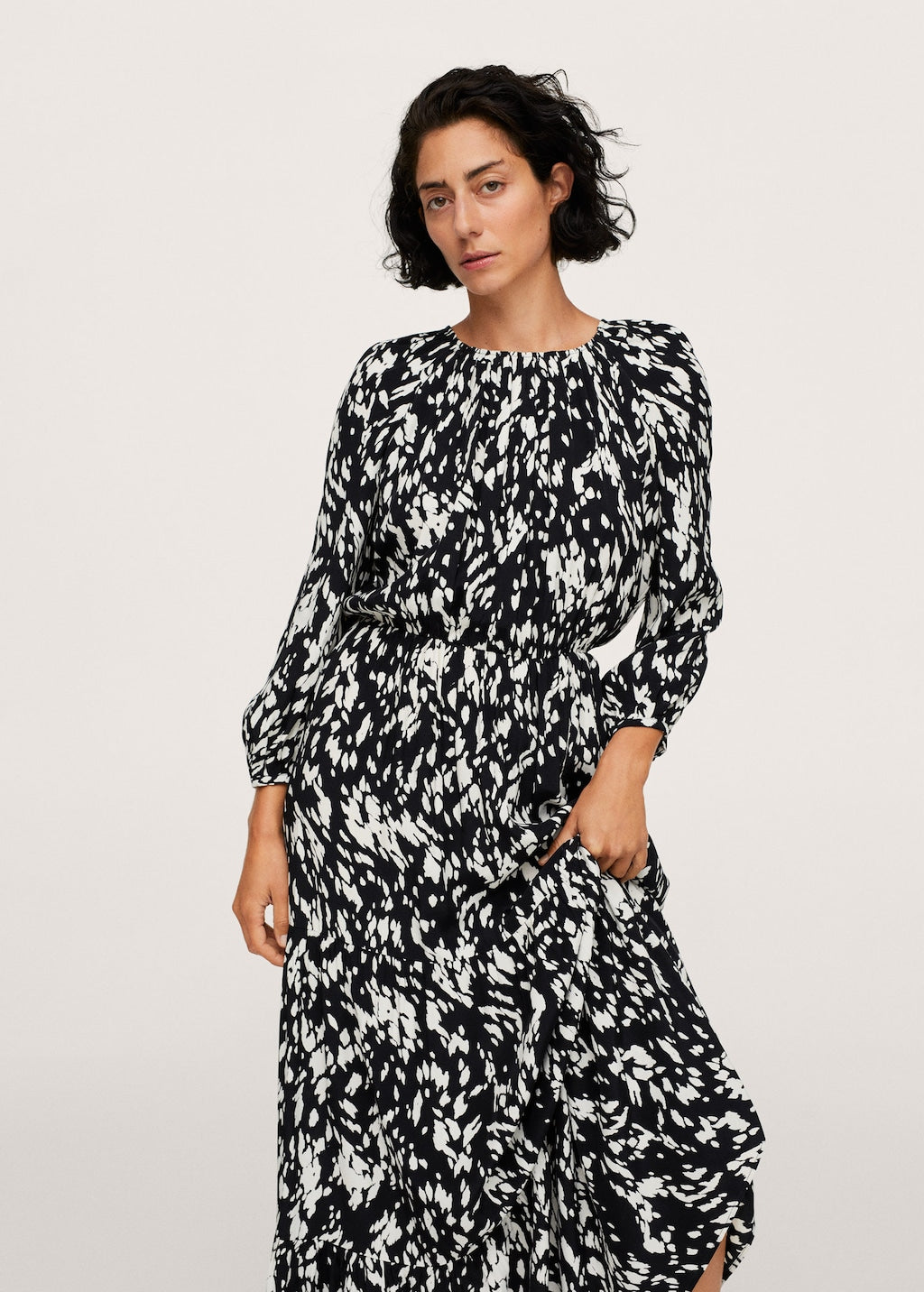 Printed long dress