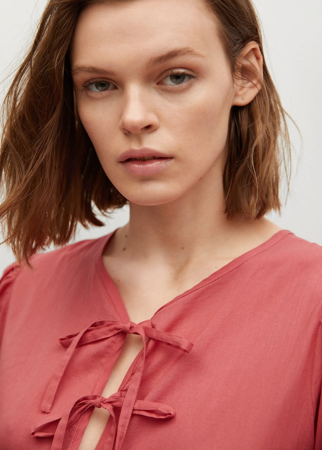 Bow cotton dress