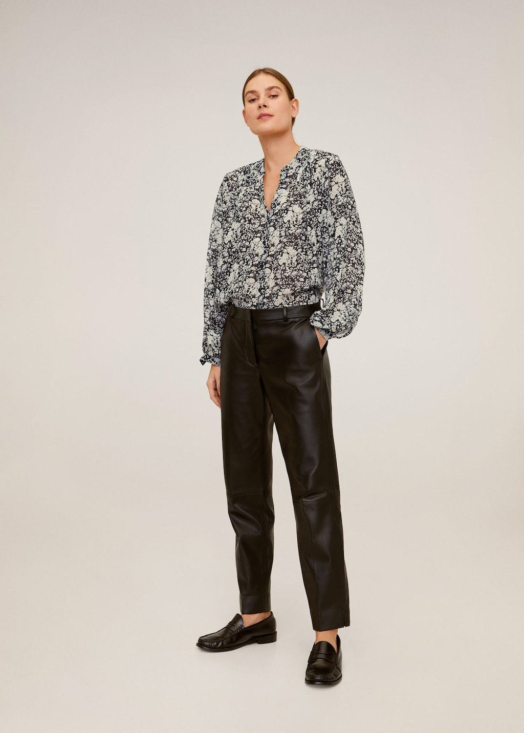 Flowy printed blouse