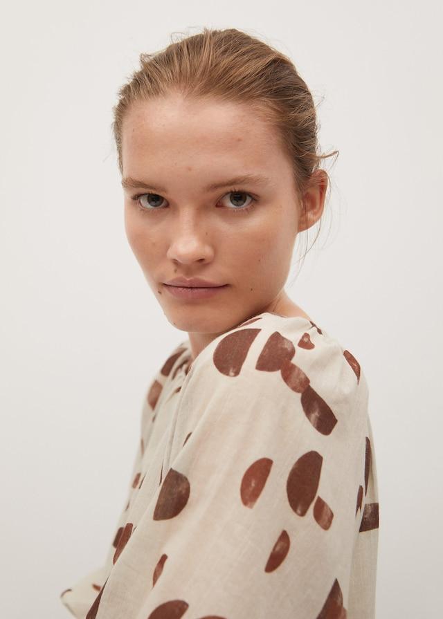 Geometric print dress