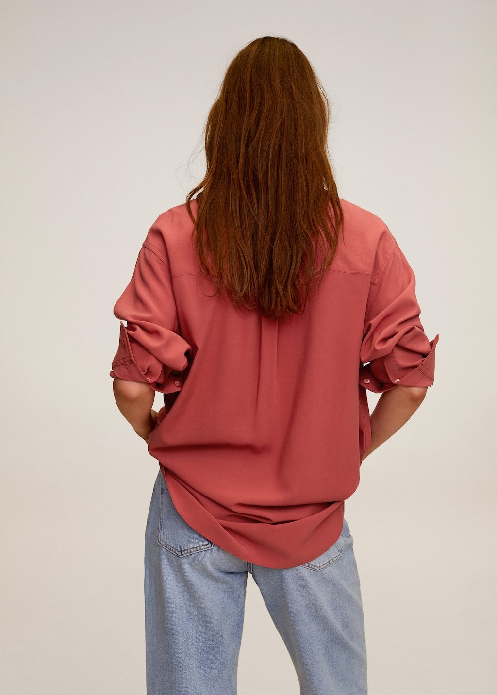 Oversize flowy shirt
