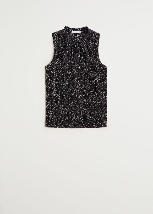 Ruffle pleated top