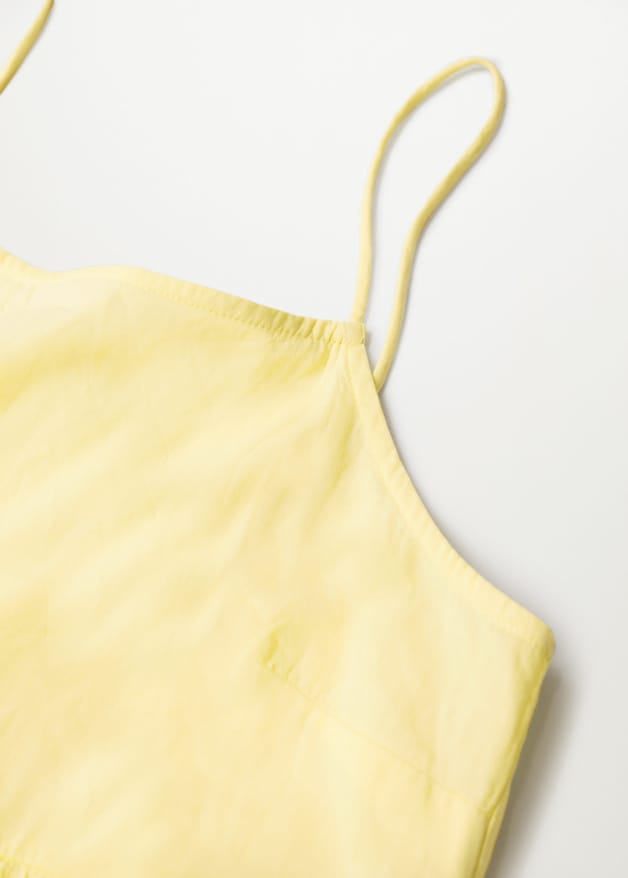 Frill cotton dress