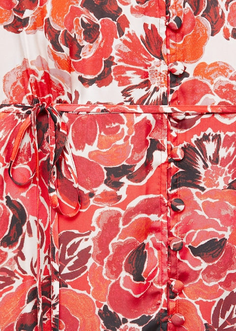 Flowy printed dress