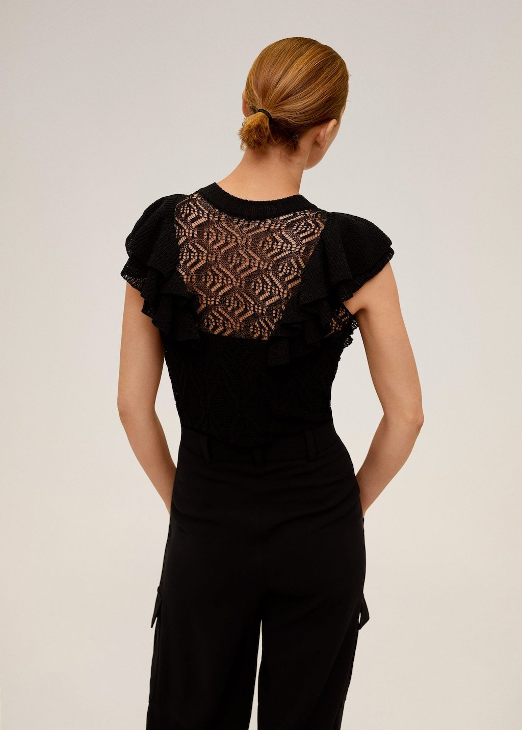 Ruffles lace top