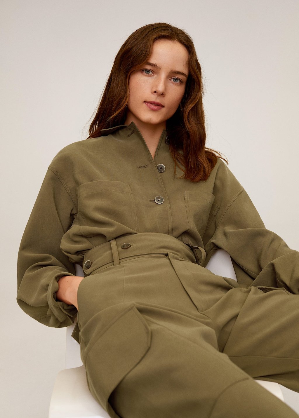 Pockets flowy shirt