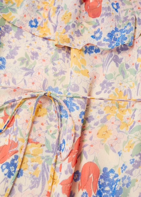 Ruffled floral dress